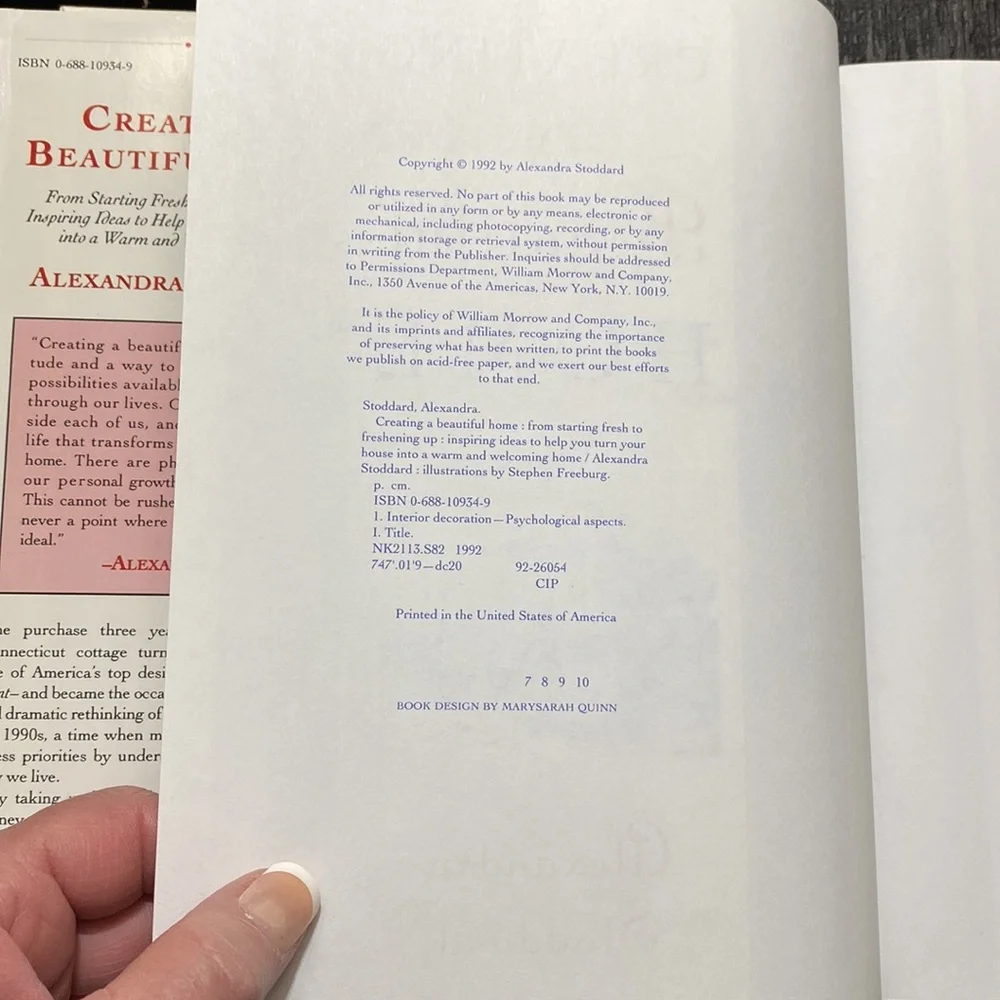 Vintage 1992 Alexandra Stoddard Creating a Beautiful Home Book! - Picture 7 of 10